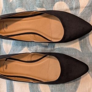 GAP Women's Black Pointed Toe Ballet Flats